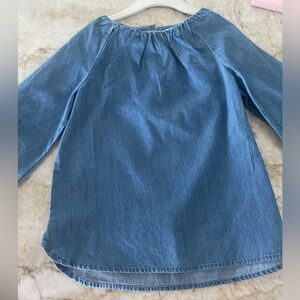 Crewcuts chambray top. 100% cotton size 6